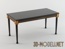 3d-модель Классический стол с точеными фигурными ножками