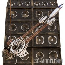 3d-модель Гитара Gibson «The Doof Wagon» Coma