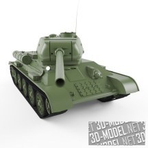 3d-модель Танк T-34-85
