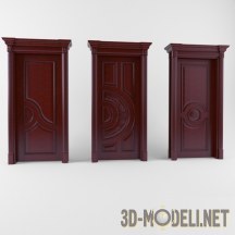 3d-модель Двери в классический интерьер