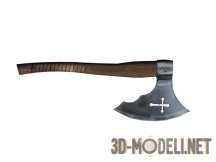 3d-модель Одноручный боевой топор