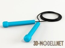 3d-модель Скакалка с голубыми ручками