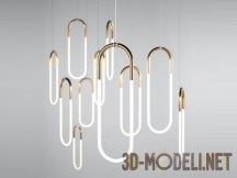 Modern pendant lighting: Rudi Loop by Lukas Peet