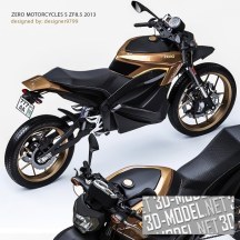 3d-модель Современный мотоцикл ZERO MOTORCYCLES S ZF8.5