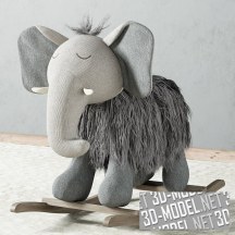 3d-модель Качалка-слоник для детей