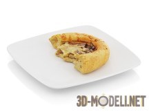 3d-модель Половинка круглого пирожка