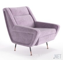 Винтажное кресло Italian Lounge Chair