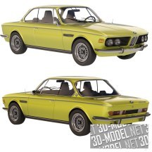 3d-модель Автомобиль BMW E9 1968
