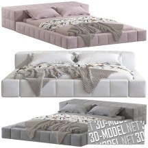 3d-модель Кровать от Bonaldo, три цвета