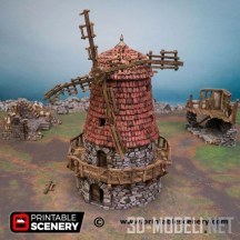 3d-модель Haunted Windmill