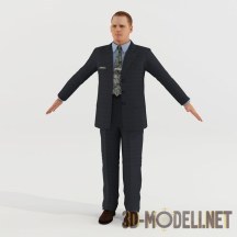 3d-модель Персонаж Gordon Leary из «L.A. Noire»