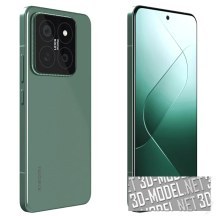 3d-модель Смартфон Xiaomi 14 pro, 3 цвета