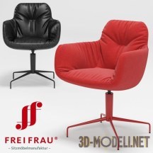 3d-модель Кресло на поворотном основании Leya freifrau