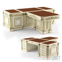 3d-модель Кабинетный стол в классическом стиле