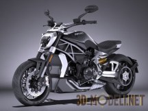 3d-модель Мотоцикл Ducati X-Diavel 2016