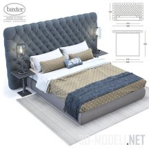 Двуспальная кровать Baxter Heaven