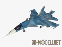 3d-модель Истребитель-бомбардировщик Су-34 «Утёнок»