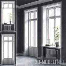 3d-модель Скандинавские окна