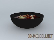 3d-модель Миска с Yakisoba Miojo