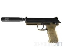 3d-модель Пистолет Heckler - Koch Mk.23