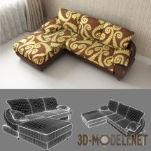 3d-модель Угловой диван «Спэйс» от «8 Марта»