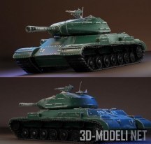 3d-модель Танк времен второй мировой войны
