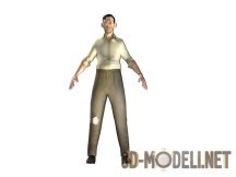 3d-модель Персонаж Stanley из «BioShock 2»