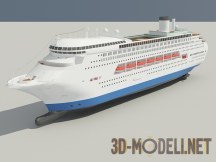3d-модель Большой круизный лайнер