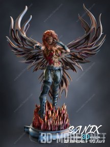 3d-модель Персонаж Phoenix (Marvel comics)