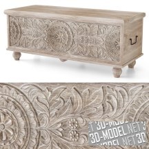 3d-модель Тумба Fossil Ridge от Ashley Furniture