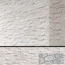 3d-модель Декор стены из белого камня Msi Arctic White
