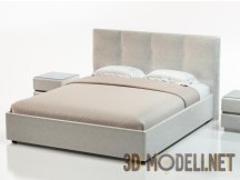 3d-модель Двуспальная кровать «Malta» Dream land