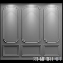 3d-модель Молдинг, карниз и плинтус от Orac Decor
