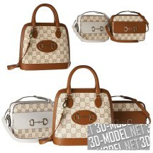 3d-модель Три сумки от Gucci