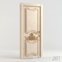 Дверь с резьбой в стиле барокко