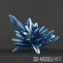 3d-модель Синий кристалл