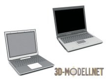 3d-модель Два ноутбука