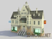 3d-модель Старый отель