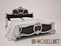 3d-модель Кровать в стиле барокко