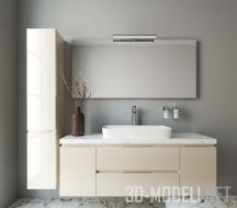 3d-модель Мебель в ванну Verona Ampio