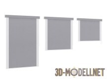 3d-модель Серые оконные ролеты