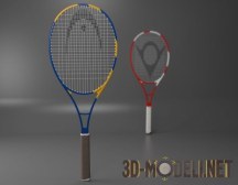 3d-модель Теннисные ракетки