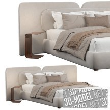 3d-модель Кровать Angelo от Rove Concepts и столики