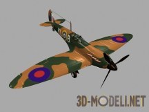 3d-модель Истребитель Supermarine Spitfire Mk.I