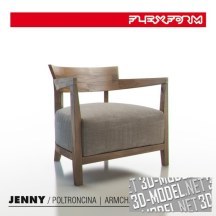 3d-модель Кресло JENNY от FLEXFORM