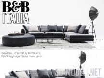 Диван Ray и другая мебель от B&B Italia