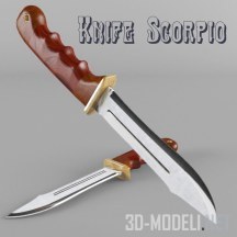 3d-модель Нож Scorpio