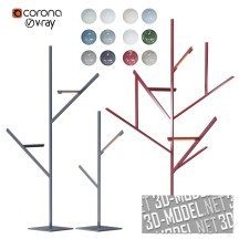 3d-модель Уличные светильники Blau L1, M1, XS1 tree от Gandia Blasco