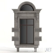 Фасадный элемент с окном