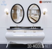 Комплект мебели Eurodesign Prestige doppio lavabo